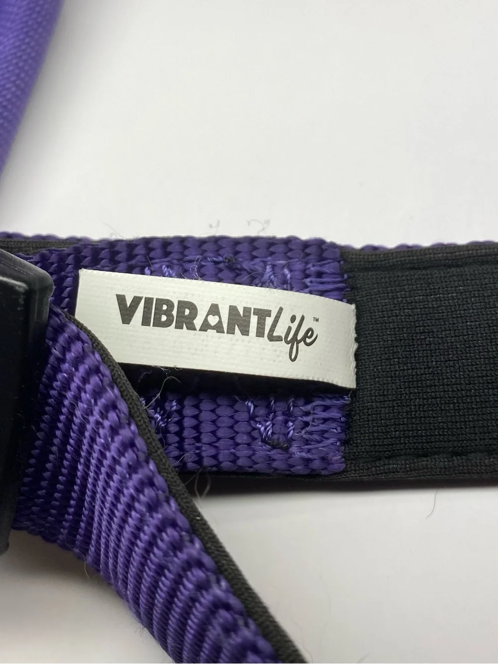 Vibrant Life Purple/Black Step-In Dog Harness Size Large